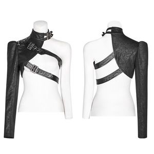 Punk Rave Harness Sleeve One Shoulder Size M